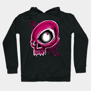 Pink skull Hoodie